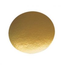 Lot de 100 - Rond Or Carton Or Diamètre 280mm