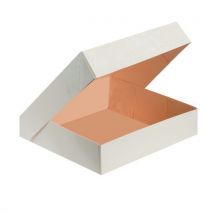 Boîtes À Entremets Carton Blanc Long. 350mm
