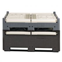 Caisse-palette Pliable Cap.:655 L H Ht:978