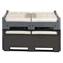 Caisse-palette Pliable Cap.:668 L H Ht:805
