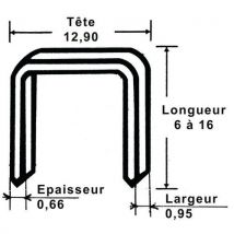 Boite De 5000 Agrafes 12 Mm _ 19841