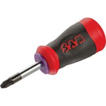 SAM - Tournevis Pozidriv N°1 5x25mm - Lame 25mm - Ergonomique et Précis