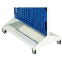 Bott - Bac Inférieur pour Racks Perfo - 1000 mm Largeur - 28 mm Hauteur - Emballage Recyclé 93%