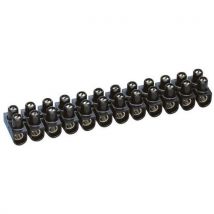 Legrand - Barrette de connexion NYLBLOC 25mm² noir - Lot de 12 - Norme EN 60998-2-1