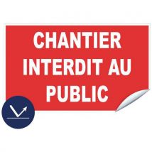Panneau Rétroréfléchissant Classe 1 Chantier Adhésif