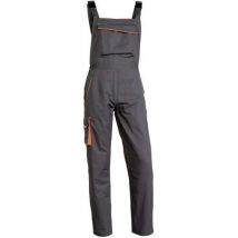 Salopette Panostyle Gris/orange L - Homme