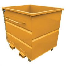 Benne Pour Chariot À Tête Rotative 1500l Jaune