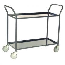 Servante 200 Kg 2 Plateaux Tôle 935x435mm