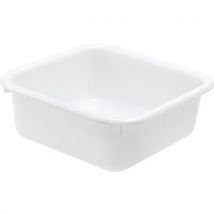 Cuvette Carrée 12 L - Blanc