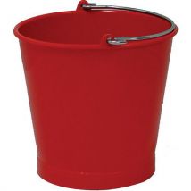 Seau Rond 13 L Anse Inox - Rouge