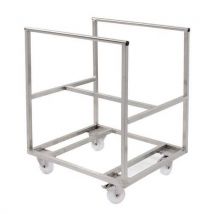 Chariot Inox Pour Pâtière De 220 L