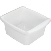 Cuvette Rectangulaire Profonde 16 L - Blanc