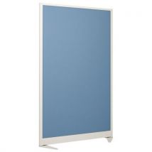 Cloison Séparation Acoustique 170x120cm Blanc Twist Bleu