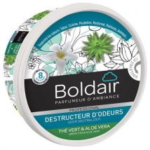 Boldair Gel Destructeur D'odeurs Thé Vert Aloe Vera - 300g