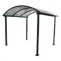 Abris Multi-usage Vert Ral6009 Module De Base Toiture Cintre