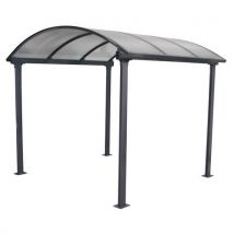 Abris Multi-usage Gris Ral7015 Module De Base Toiture Cintre