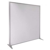 Cloison Kp+ Tissus Perle Profil Argent 160x163