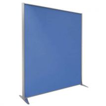 Cloison Kp+ Tissus Bleu Outre-mer Profil Argent 180x163