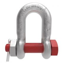 Manille Droite Boulonnée Goupillée Hr - Force 1000 Kg