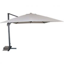 Parasol Déporté Sevilla 4x3m Gris Anthracite+polyester Gris