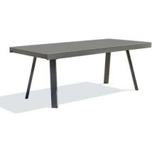 Table Jardin Stockholm 300x96cm Gris Anthracite