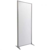 Cloison Kprim Tissus Acoustique Perle Profil Argent 200x81cm