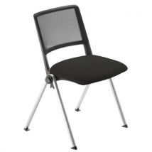 Chaise Match Résille Noir