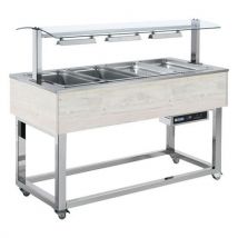 Desserte Bain-marie À Air Essence Orangees-orange+4h