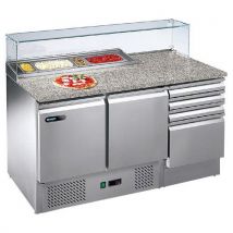 Meuble De Préparation Positif2 Portes Tiroirs Console -pre+ 1400v