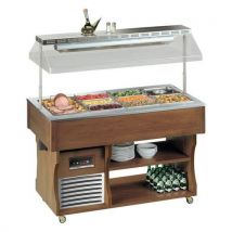 Desserte Maintien En Température Bain-marie À Eau 4 Gn 1/1-isola 4 M