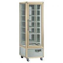 Vitrine Verticale Négat.stat.400 Lgrilles-snelle 400 Gbt Champagneled