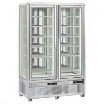 Vitrine Verticale Négative Statique750 L Grilles-snelle 750 Gbt Led
