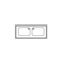 Plonge 2 Bacs Gamme 700- P2bcse127/1