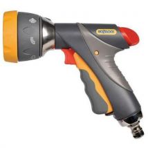 Hozelock - Pistolet d'arrosage Pro Multijets - 7 types de jets, PVC, Gâchette Marche/Arrêt