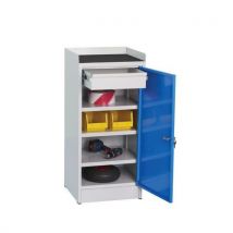 Armoire À Outils 100 X 45 X 40 Cm - Porte Bleue
