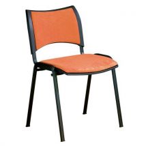 Chaise De Conférence Smart Noir Orange