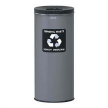 Poubelle Métallique Intérieure Prestige Eko De Recyclage 45 L Noir