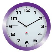 Horloge Quartz Ronde Ø 38 Cm Cadran Violet