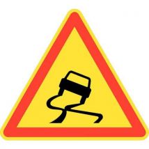 Signal Temp Danger Acier C=700 Mm Ak4 + Pieds Lyonnais