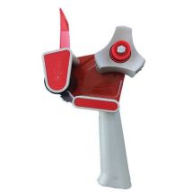 3M - Dévidoir Ruban Adhésif H180 - Pour Rouleau 50mm - Rouge - Fermeture Robuste