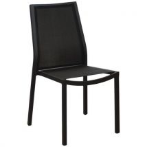 Chaises Clara Noir/alu Graphite