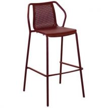 Tabourets Bari Alu - Rouge