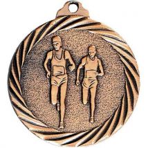 Lot de 10 - Médaille Cross Bronze - 32mm