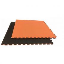 Tapis Puzzle Arts Martiaux - Épaisseur 2 Cm Noir Orange