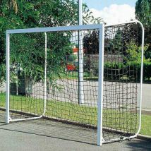 Buts Hand Scolaire Acier Avec Ancrages - Blanc 9010