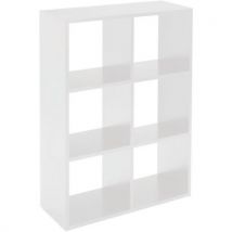 Meuble De Rangement Maxicube 6 Cases Blanc