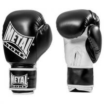 Gants D'entrainement Noir Metal Boxe 12oz