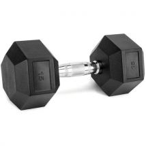 Haltère Musculation Hexagonal 15 Kg - L'unité
