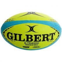 Gilbert - Ballon de Rugby Taille 5 GTR4000 Fluo - Polyester Gazon - 80% Emballage Recyclé