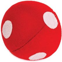 Balle Avec Cercles Auto-agrippants - Rouge